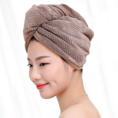 Magic Microfibre Păr Uscare Rapidă Uscător Prosop Baie Wrap Pălărie Quick Cap Turban Dry