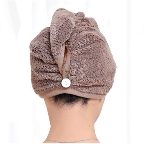 Magic Microfibre Păr Uscare Rapidă Uscător Prosop Baie Wrap Pălărie Quick Cap Turban Dry