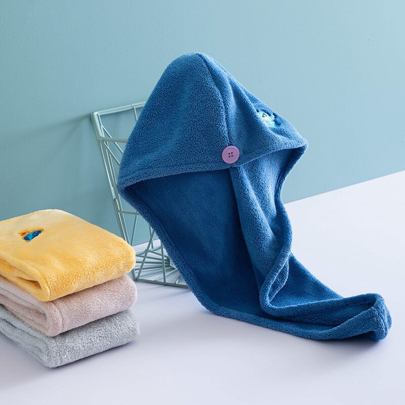 Capac de uscare a părului Super absorbant, cu uscare rapidă, capac de duș îngroșat, ștergere prosop de păr, drăguț, uscat, prosop de păr, pentru spălat bentiță