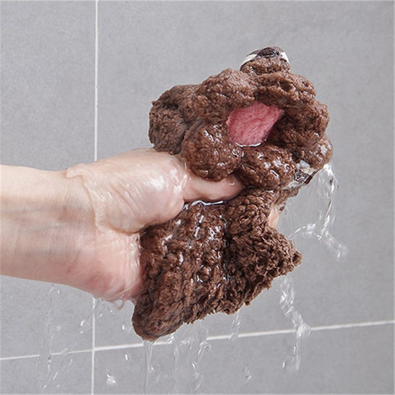 Nauji virtuvės sugeriantys rankšluosčiai Animaciniai pakabinami koraliniai aksominiai saulėgrąžų rankšluosčiai