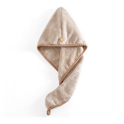 Női hajtörlő pakolás Mikroszálas Ultra Puha Bőrbarát Göndörödésgátló Nedvszívó Gyorsan Száraz Törölköző Turbán fejfürdőszoba Hajhoz