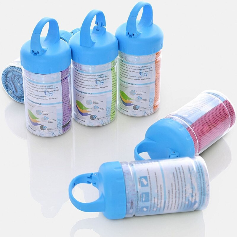 Цветове Мъже и жени Фитнес клуб Йога Спорт Студена кърпа Бягане Футбол Баскетбол Охлаждане Лед Плажна кърпа Подарък за любителите Toallas