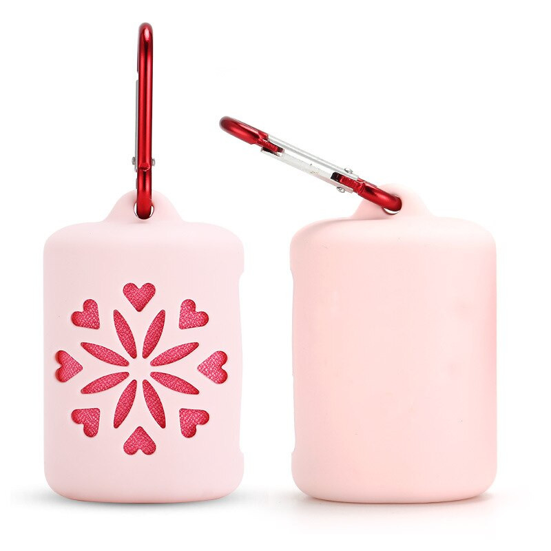 Преносима кърпа за пътуване на открито Бързосъхнеща кърпа Мека спортна студена кърпа със силиконова торбичка Защитно покритие Хавлиена кърпа за спортно пътуване