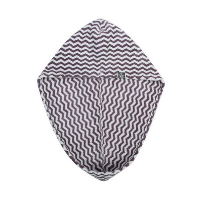 Prosop de păr cu dungi din microfibră, puternic absorbant de apă, șapcă de păr cu uscare rapidă, pălărie de baie, pentru doamne, femei, fete