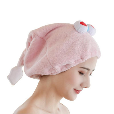 1vnt mikropluošto greitai džiūstantis plaukų džiovintuvas rankšluostis moterims Animacinis rankšluostis greitai išdžiūsta plaukų kepuraitė buitinė vonios priemonė