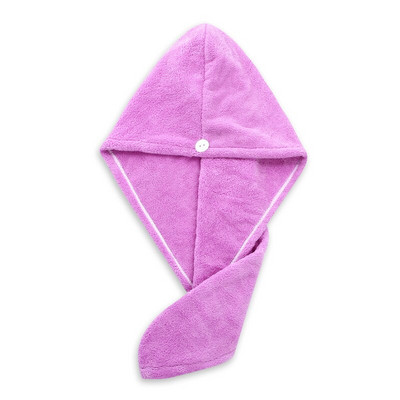 Pălărie pentru uscare a părului pentru fete Turban cu super-absorbție Căciulă pentru uscare a părului Căciulă de baie Căciulă de prosop solidă din microfibră Căciulă de prosop de păr cu uscare rapidă