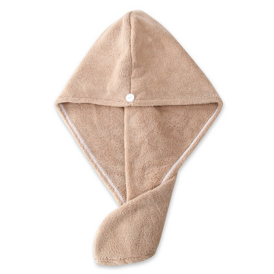 Pălărie pentru uscare a părului pentru fete Turban cu super-absorbție Căciulă pentru uscare a părului Căciulă de baie Căciulă de prosop solidă din microfibră Căciulă de prosop de păr cu uscare rapidă