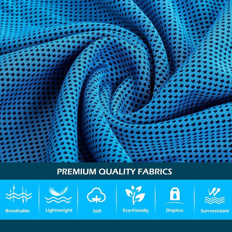 Lediniai rankšluosčiai Fitness Fast Cold Sense Sportinis rankšluostis Nešiojamas mikropluošto audinys Greitai džiūstantis ledinis rankšluostis Joga lauko sportinis rankšluostis Pradžia