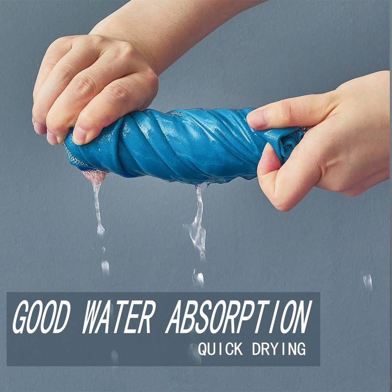 Greitai džiūstantis sportinis rankšluostis, nešiojamas vandenį sugeriantis ir prakaitą sugeriantis rankšluostis dvipusis vilnos plaukimo rankšluostis paplūdimio vonios rankšluostis