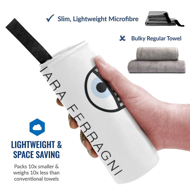 Bluee Chia Eyelash Prosop cu uscare rapidă Sală de sport Baie sportivă Portabil Manhwa Manga Yaoi Bl Buzunar moale, absorbant de transpirație, cu uscare rapidă