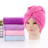 Prosop de păr din microfibră Căciulă de păr uscată Prosop de păr absorbant Înfășurare Îngroșare Pălărie cu uscare rapidă Căciulă de păr Turban Înveliș pentru cap Instrumente de baie