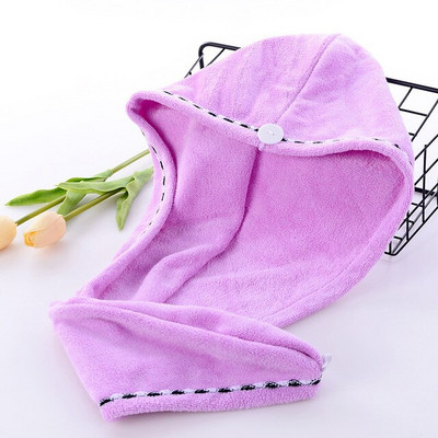 Prosop de păr din microfibră Căciulă de păr uscată Prosop de păr absorbant Înfășurare Îngroșare Pălărie cu uscare rapidă Căciulă de păr Turban Înveliș pentru cap Instrumente de baie