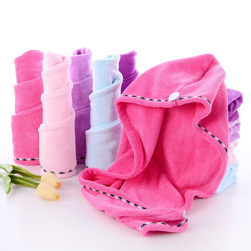 Prosop de păr din microfibră Căciulă de păr uscată Prosop de păr absorbant Înfășurare Îngroșare Pălărie cu uscare rapidă Căciulă de păr Turban Înveliș pentru cap Instrumente de baie