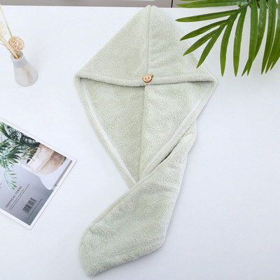 Mikroszálas fürdőlepedő Hajszárító Gyorsan száradó női fürdőlepedő puha zuhany nőknek Férfi Turbán fejpakolás fürdőeszközök