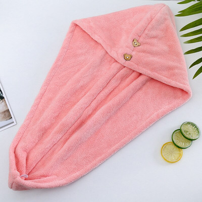 Mikroszálas fürdőlepedő Hajszárító Gyorsan száradó női fürdőlepedő puha zuhany nőknek Férfi Turbán fejpakolás fürdőeszközök