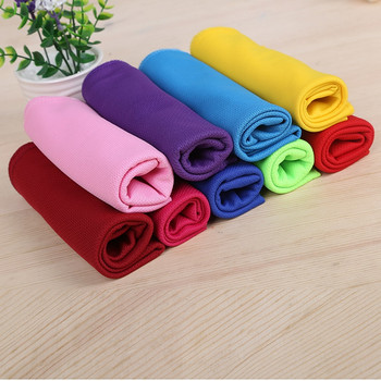 Hot Summer Sport Ice Towel 9 Colors Utility Enduring Instant Cooling Pece Pece Relief Heat Relief Reusable Chill Cool πετσέτα