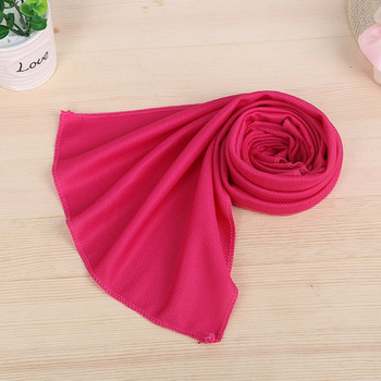 Hot Summer Sport Ice Towel 9 Colors Utility Enduring Instant Cooling Pece Pece Relief Heat Relief Reusable Chill Cool πετσέτα