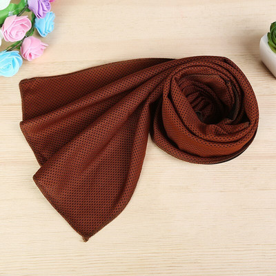 Forró nyári sport jégtörölköző 9 színű, tartós, azonnali hűtést biztosító arctörölköző, hőcsökkentő, újrafelhasználható hűsítő törölköző