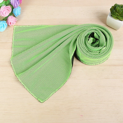 Forró nyári sport jégtörölköző 9 színű, tartós, azonnali hűtést biztosító arctörölköző, hőcsökkentő, újrafelhasználható hűsítő törölköző