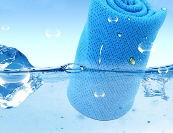 Forró nyári sport jégtörölköző 9 színű, tartós, azonnali hűtést biztosító arctörölköző, hőcsökkentő, újrafelhasználható hűsítő törölköző