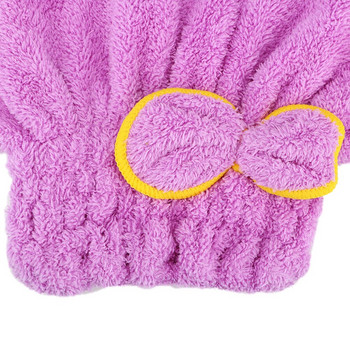 Микрофибърни 5 цвята опаковани кърпи Бързосъхнеща коса Шапка Аксесоари за баня Шапки за баня