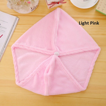 Factory Direct Sales Coral Fleece Στεγνωτήρας Μαλλιών Πετσέτα Super Absorbent Bow Thickening Larger Shower Cap