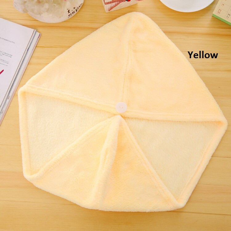 Tiesioginis gamyklos pardavimas Coral Fleece plaukų džiovintuvo kepuraitė rankšluostis Super sugeriantis lankas storinantis didesnis dušo kepuraitė