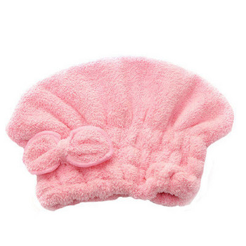 Гореща разпродажба 5 цвята микрофибър плътна бързосъхнеща шапка за коса дамска шапка за момичета дамска шапка аксесоари за баня кърпа за сушене шапка за глава 2021