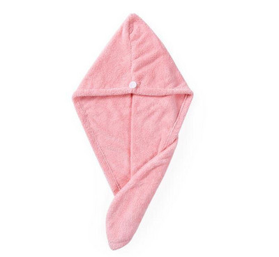 Căciulă de uscare a părului pentru fete Căciulă de prosop de păr cu uscare rapidă Căciulă de baie Căciulă de prosop solidă din microfibră Turban cu absorbție superioară Căciulă de uscat păr