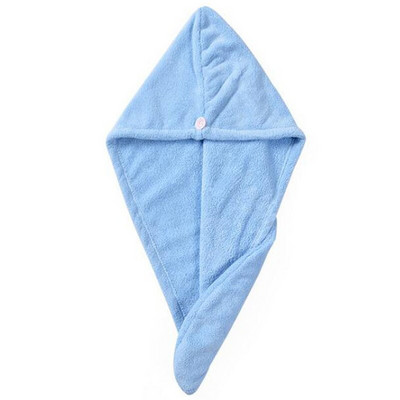 Căciulă de uscare a părului pentru fete Căciulă de prosop de păr cu uscare rapidă Căciulă de baie Căciulă de prosop solidă din microfibră Turban cu absorbție superioară Căciulă de uscat păr