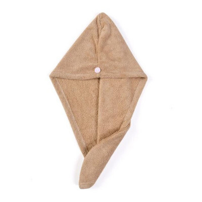 Căciulă de uscare a părului pentru fete Căciulă de prosop de păr cu uscare rapidă Căciulă de baie Căciulă de prosop solidă din microfibră Turban cu absorbție superioară Căciulă de uscat păr