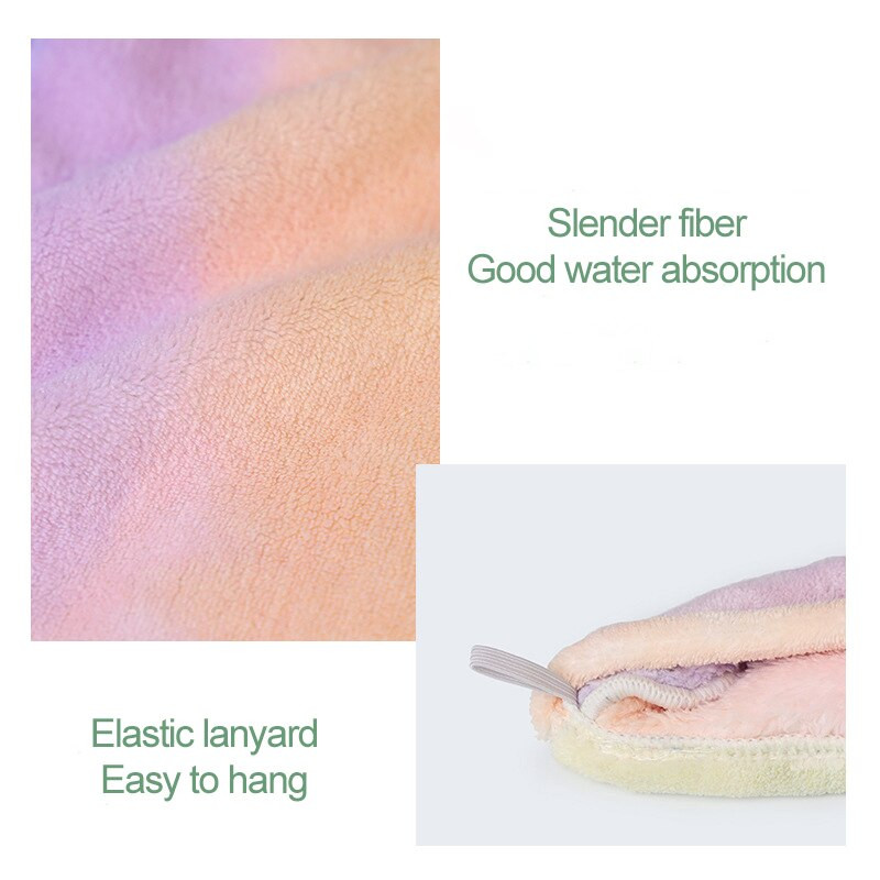 1 buc îngroșare catifea coral pentru a crește capacul de duș absorbant moale pentru baie uscată și saună prosop de înfășurare pentru accesorii de baie