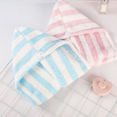 1db Mikroszálas zuhanyzás utáni hajszárító pakolás női lány törölköző gyorsan száradó haj sapka turbán fejpakolás fürdőeszközök