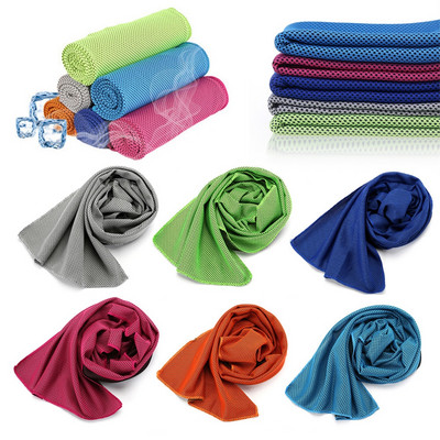 Cooling Ice Sport Towel Enduring Instant Chilly Towel Summer πετσέτα θαλάσσης Πετσέτα προσώπου γρήγορου στεγνώματος για αναρρίχηση γιόγκα σε υπαίθριο γυμναστήριο