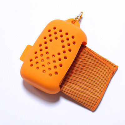 Спортна хавлиена кърпа 30*100 см. Устойчива, незабавно охлаждаща хавлиена кърпа за лице, облекчаваща топлината, охлаждаща, ледено студена кърпа за многократна употреба със силиконов калъф