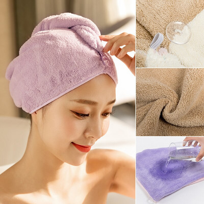 Juuksekuivatusrätik Ultra Absorbent Convenience Quick Dry Hair Turban juukserätiku mähis naiste märgadele juustele