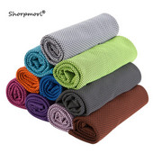 Greitai džiūstantys vėsinantys rankšluosčiai, mikropluoštas, puikiai sugeriantis lauko sportui vasarą vėsinantis šalikas, sporto salė, dėvėjimas glazūruojantis prakaito sportinis rankšluostis