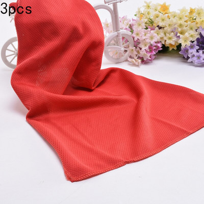 3 DB Sporttörülköző készletek Gyorsan száradó mikroszálas hűsítő kéztörlő futás hűsítő jég Strandtörölköző Jóga Gym Club Jóga Hideg mosogatórongy