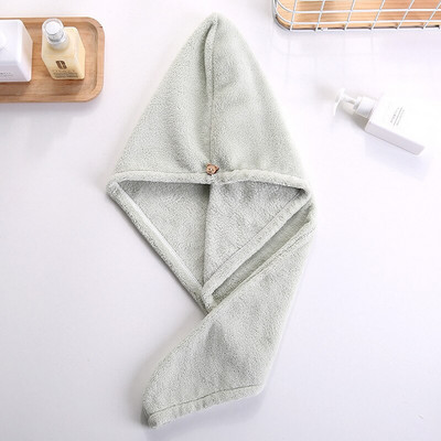 Lány hajszárító sapka gyorsan száradó törölköző mikroszálas szuper felszívódású turbán száraz sapka