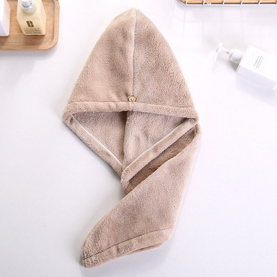 Lány hajszárító sapka gyorsan száradó törölköző mikroszálas szuper felszívódású turbán száraz sapka