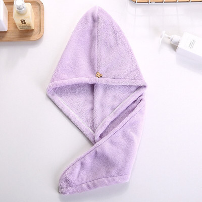 Lány hajszárító sapka gyorsan száradó törölköző mikroszálas szuper felszívódású turbán száraz sapka