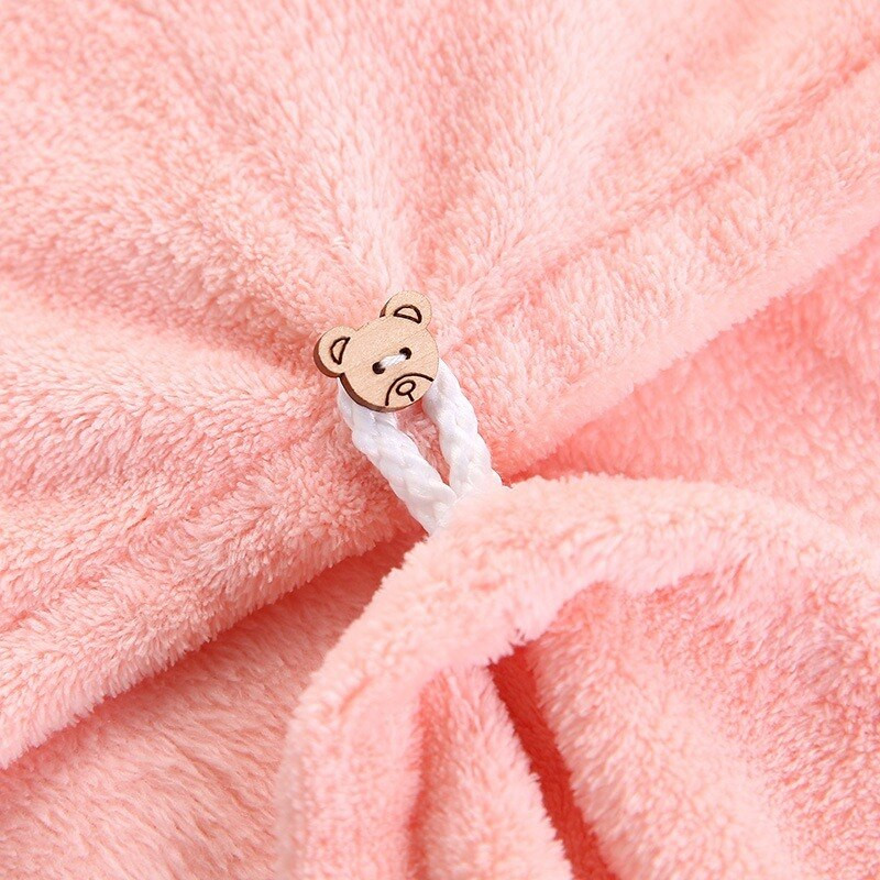 Lány hajszárító sapka gyorsan száradó törölköző mikroszálas szuper felszívódású turbán száraz sapka