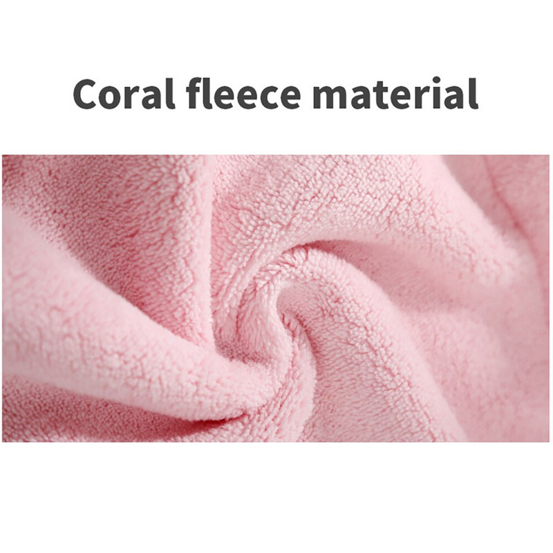 Prosop din microfibră pentru doamne, prosoape de păr uscat, drăguț, absorbante, pentru adulți, cu uscare rapidă, pentru baie, pentru uz casnic, pentru baie, hanorac