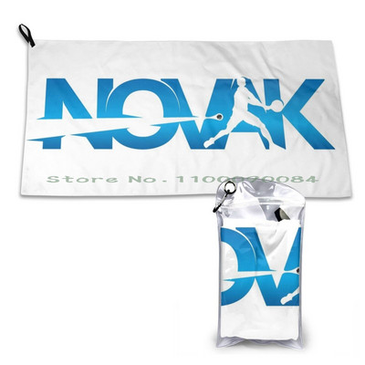 Novak Djokovic Quick Dry Towel Gym Sports Bath Portable Novakdjokovic Tennis Atp Australianopen Usopen Wimbledon Paris Nole