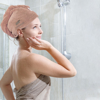 Πετσέτες για πάχυνση Coral Velvet Γυναικείες Πετσέτες μπάνιου από μικροΐνες Πετσέτες μαλλιών Πετσέτες μπάνιου Μαλακό απορροφητικό καπάκι ντους Πετσέτα για στεγνά μαλλιά