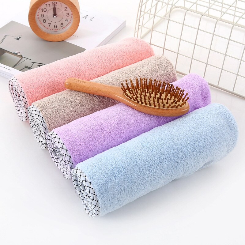 Storas sausų plaukų kepuraitė Ilga didelio tankio koralų vilnos dušo kepurė sugerianti maišelį galvos skara nuvalyti skara