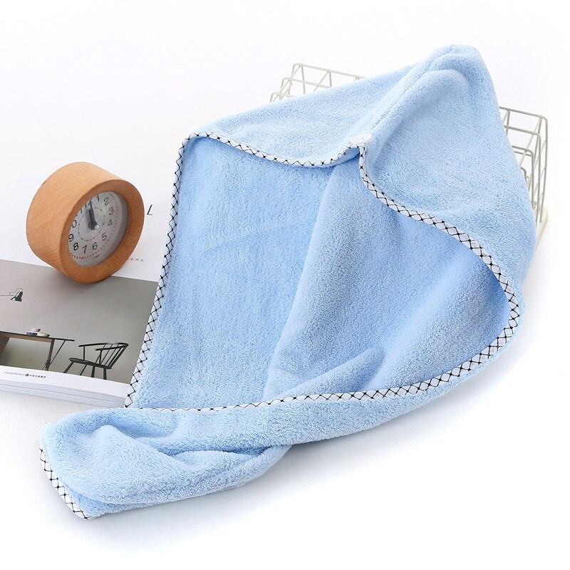 Storas sausų plaukų kepuraitė Ilga didelio tankio koralų vilnos dušo kepurė sugerianti maišelį galvos skara nuvalyti skara