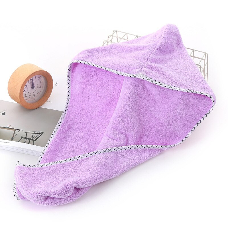 Storas sausų plaukų kepuraitė Ilga didelio tankio koralų vilnos dušo kepurė sugerianti maišelį galvos skara nuvalyti skara