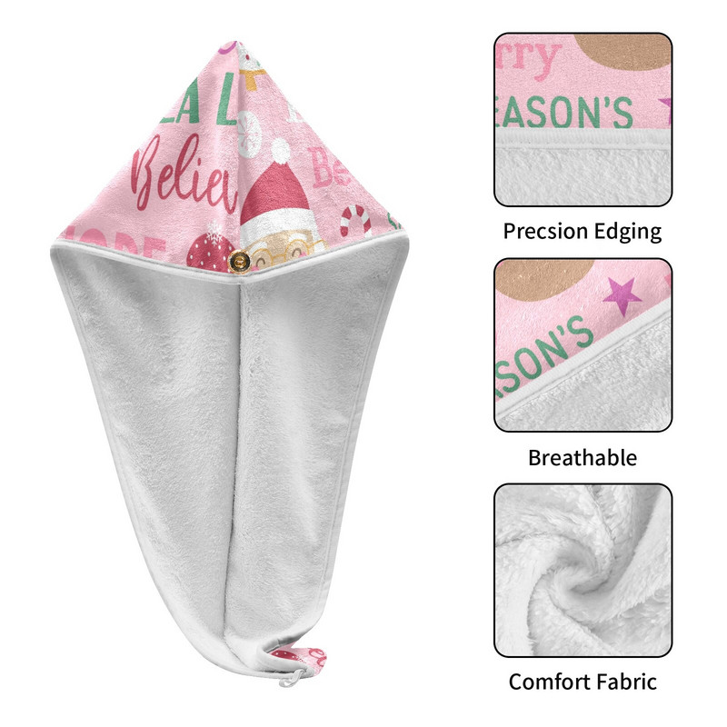 Greitai džiūstančios mikropluošto dušo kepuraitės rankšluosčių kepuraitės moterims Sausiems plaukams Greitai džiūstančios minkštos moteriškos turbano galvos apvyniojimo vonios produktai