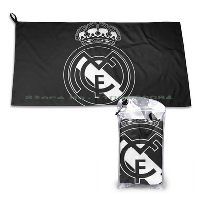 Shield Quick Dry Towel Gym Sports Bath Portable Eden Hazard Karim Benzema Sergio Ramos Vinicius Rodrygo Odegaard Marcelo Vieira